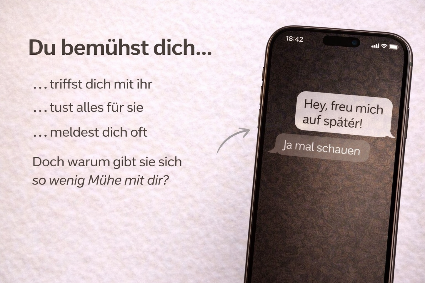 Soll ich ihr schreiben – oder lieber nicht?