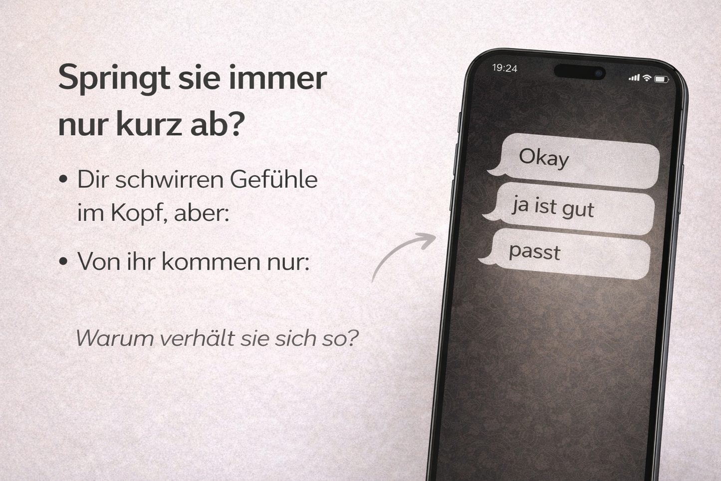 Soll ich ihr schreiben – oder lieber nicht?